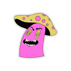 Retro Psychedelic Sticker