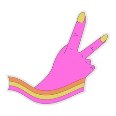 Retro Psychedelic Sticker