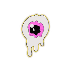 Retro Psychedelic Sticker