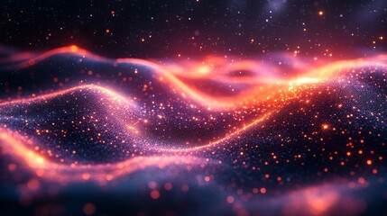 Fototapeta premium The complex lattice structure that supports time and space is presented in surrealism, showcasing precise geometric patterns and connections as a visual representation of cosmic fabrics.