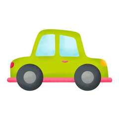 Handdrawn Car Illustration 