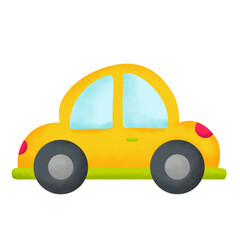 Handdrawn Car Illustration 