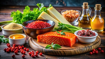 Vitamin A Rich Foods - Conceptual Photography - High-Quality  Illustration