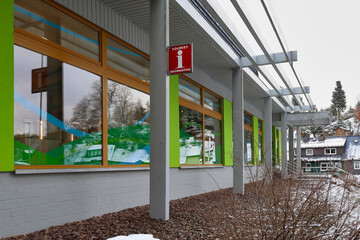 Touristeninformation in Schmiedefeld am Rennsteig, Stadt Suhl, Thüringen, Deutschland	