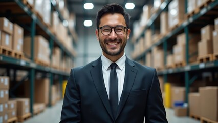 Fototapeta premium Warehouse Manager Portrait