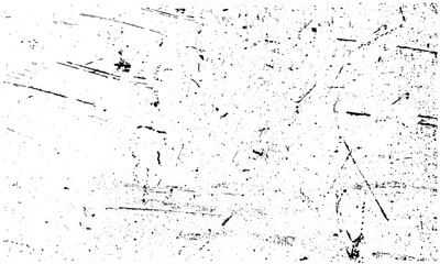 Grunge texture white and black. Metal texture with scratches and cracks,  Rough brush strokes with spray texture, White old concrete wall grunge texture , Vector brush stroke texture. Abstract monochr