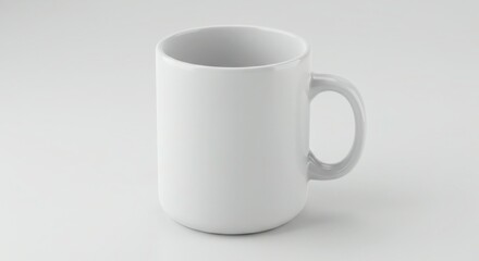 white cup isolated