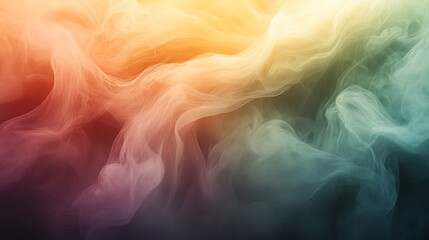 Fototapeta premium Abstract Colorful Swirling Smoke Design