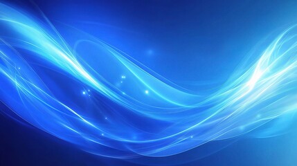 Dynamic Abstract Blue Background with Technology Elements