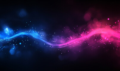 Obraz premium The Digital Glow of Abstract Hexagon Shapes Brings a Stunning Futuristic and Tech-Aesthetic PrintDark Background 