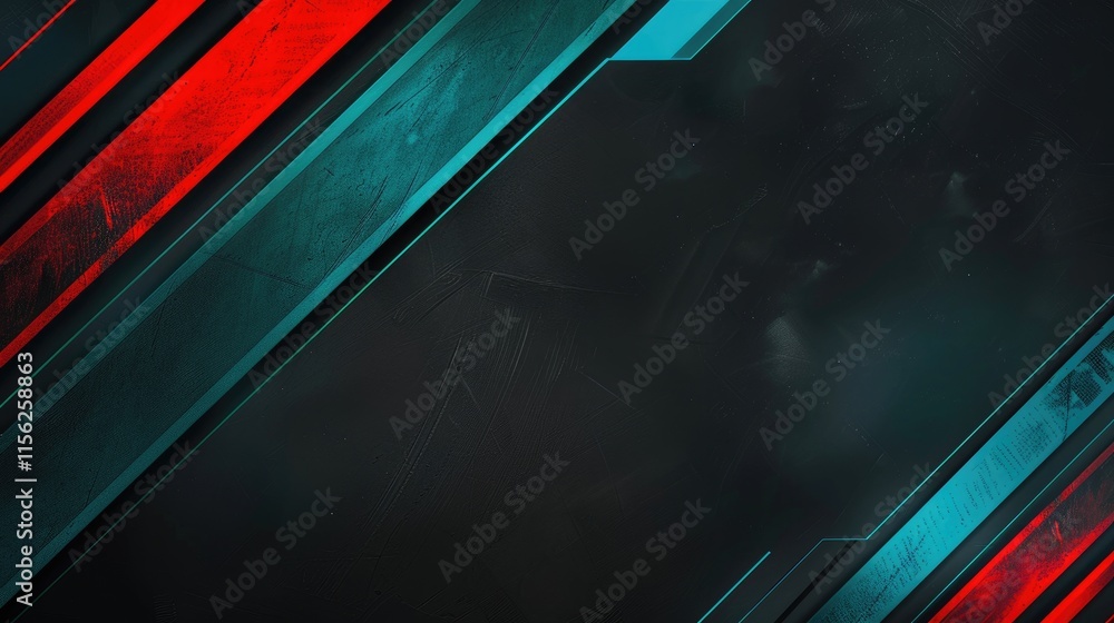 Poster abstract graphic design featuring angular shapes and contrasting colors for digital use.