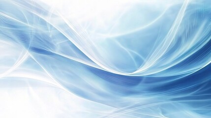 Fototapeta premium Elegant Blue and White Business Wave Background for Creative Projects