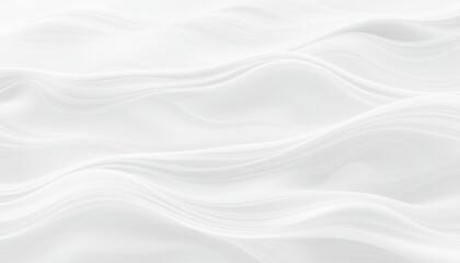 Abstract White Wavy Lines Background Design