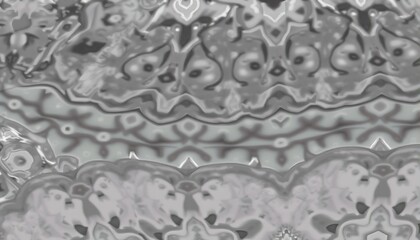 Abstract Gray Wave Pattern Design With Subtle Color Variations
