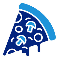 Pizza Slice Icon Element For Design