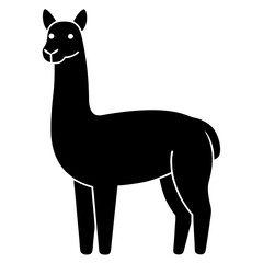 illustration of a llama