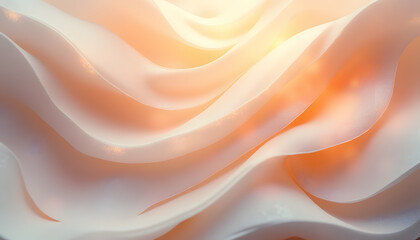 Obraz premium Abstract Brush Stroke Motifs with Faded Neutral Tones