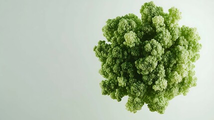 Fresh green curly kale leaves with dew drops, closeup view