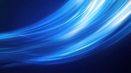 Obraz premium Dynamic Abstract Technology Background in Blue Shades