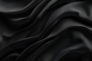 Obraz premium Render of black ceramic vase with plants on black background