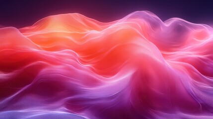 Obraz premium Vibrant Computer Screen Displaying Abstract Colorful Background with Dynamic Shapes and Patterns Creating a Modern Digital Art Experience in Workspace