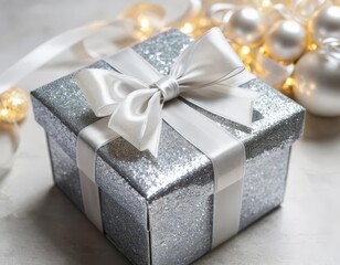 Fototapeta premium gift box with ribbon