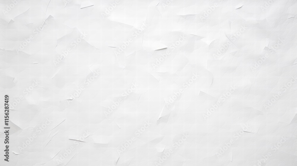 Poster white paper texture background with subtle creases ideal for various design projects and creative ap