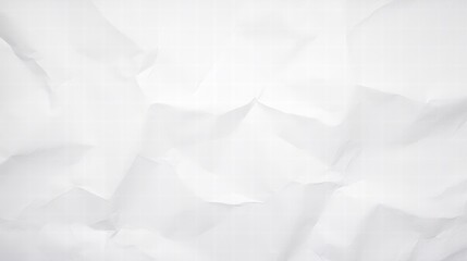 Obraz premium Crumpled White Paper Texture Background for Use in Design Projects and Creative Applications