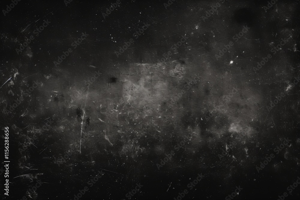 Poster abstract dark background with textured surface featuring dust scratches and uneven design elements f
