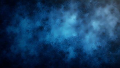 Fototapeta premium Vintage Blue Denim with Smudged Charcoal Grunge Overlays