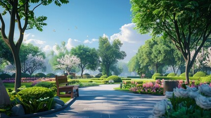 Design Material Summer Park