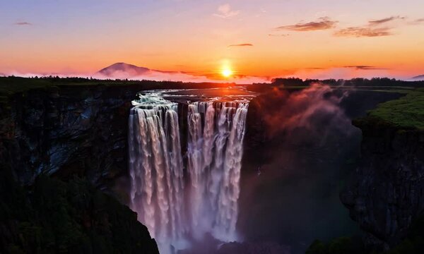 Yosemite Firefall at Sunset