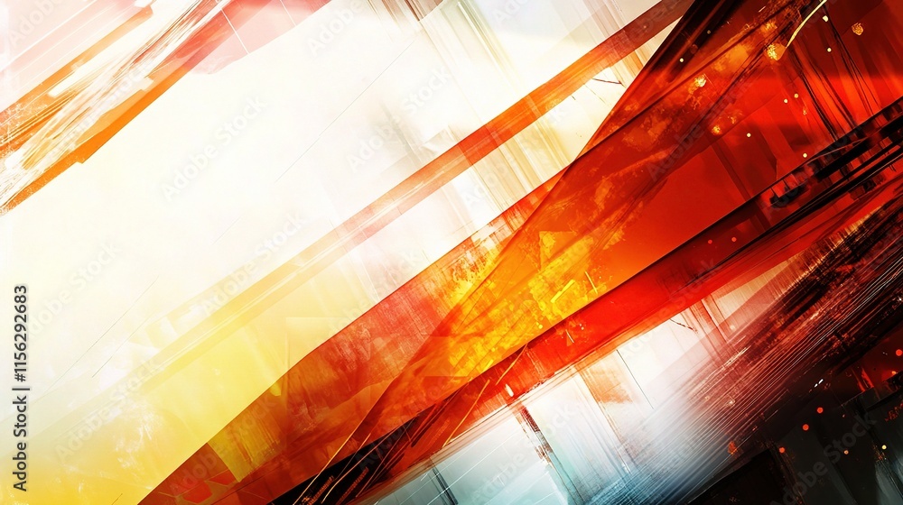 Poster abstract technological background with industrial elements in motion