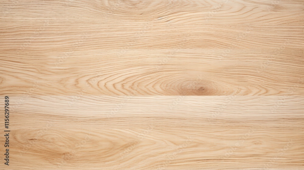 Poster light beige oak wood grain texture overview with natural patterns ideal for background and design pr