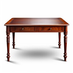 table isolated on white