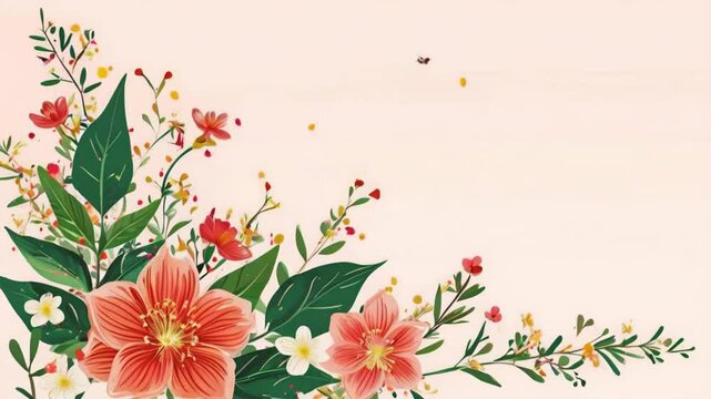 A vibrant floral arrangement with pink and white flowers against a soft background.