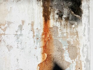 peeling paint on a wall