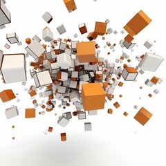 abstract background with squares