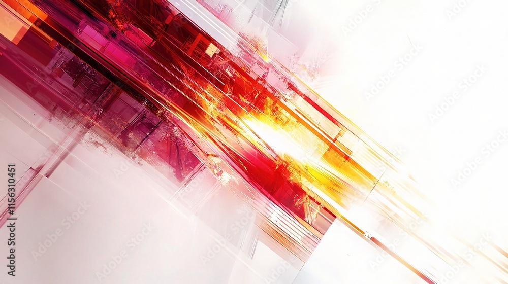 Poster abstract media business background with colorful elements and lines