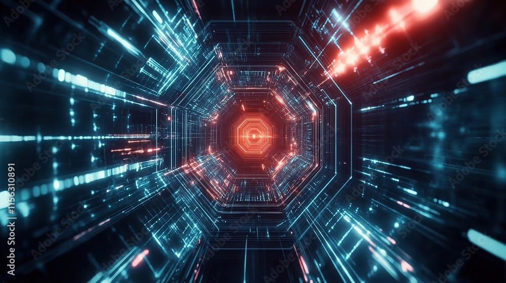 Poster futuristic abstract background for business and technology concepts