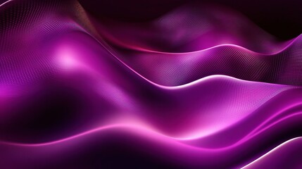 Obraz premium Bright Purple Abstract Modern Background with Wavy Design Elements