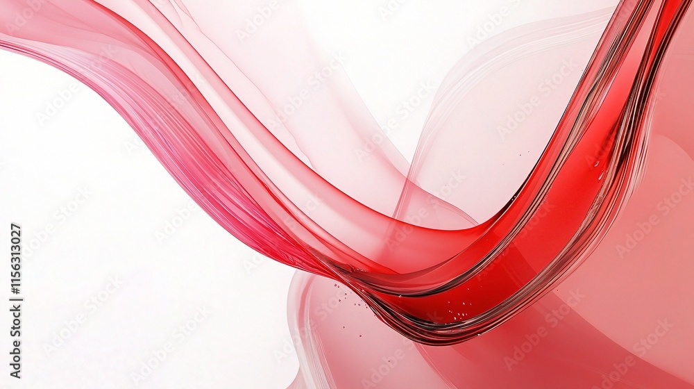 Poster abstract flowing lines in business background with wave design