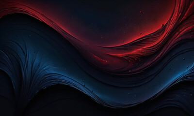 Obraz premium abstract background, landscape and sky in red and blue tone