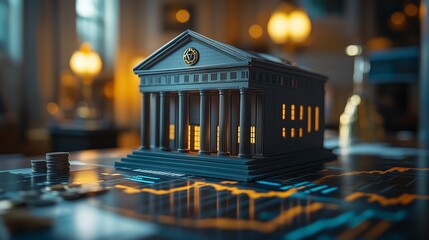 Financial Institutions and Their Role in Monetary Policy: A Bank Model with Stock Market Backdrop