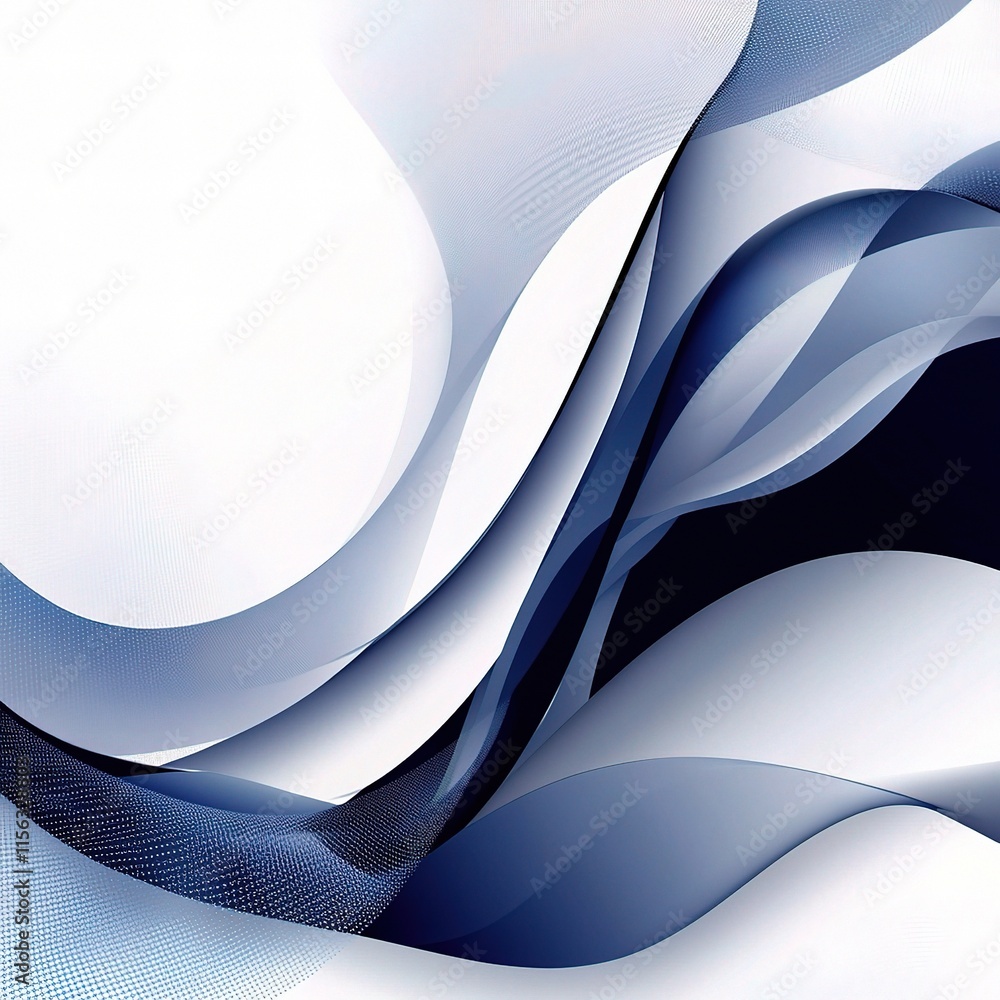 Poster abstract high-tech background with innovative wave patterns