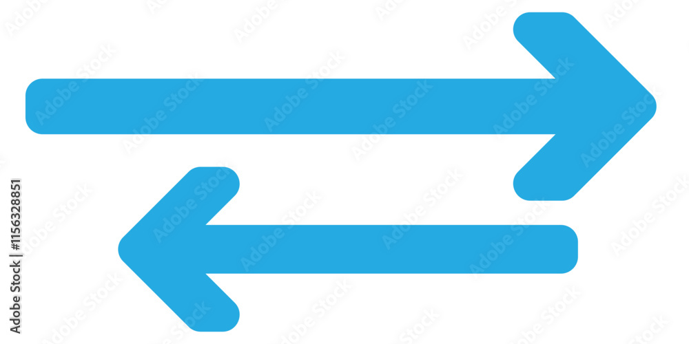 Poster direction arrows for transfer sync icon. transfer arrows icon. data transfer vector icon. arrow exch