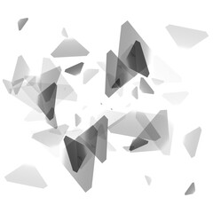 Abstract transparent fragments