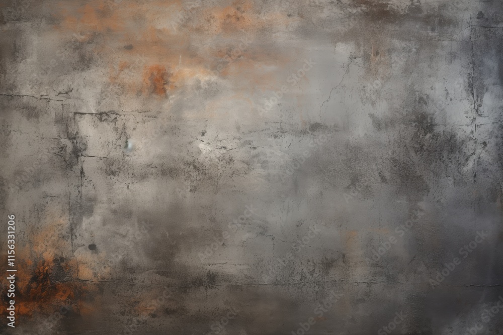 Poster dark gray concrete wall with abstract texture and earthy tones for background and design use