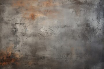 Obraz premium Dark Gray Concrete Wall with Abstract Texture and Earthy Tones for Background and Design Use