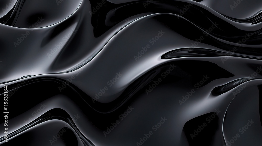 Poster black abstract geometric background with layered texture design